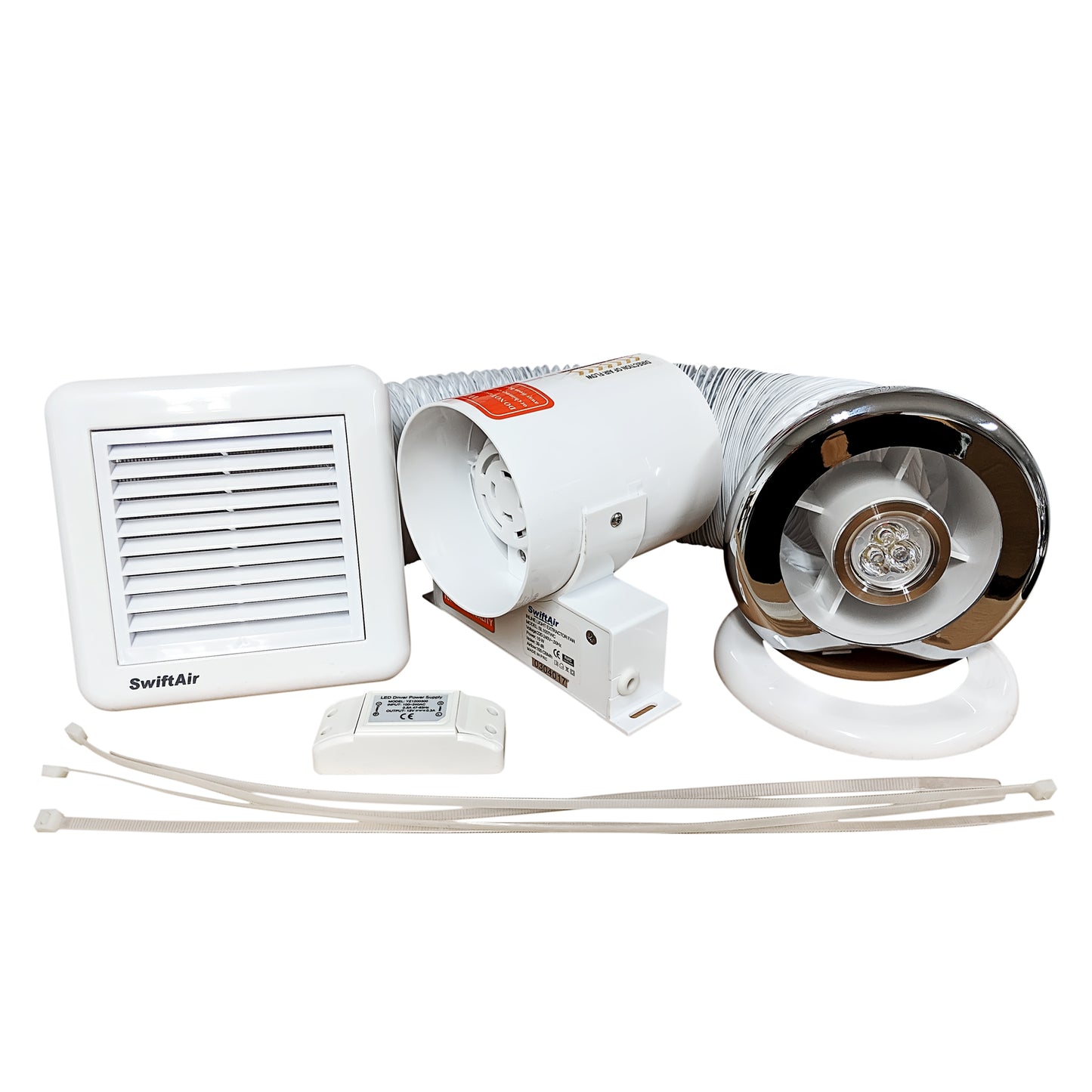 Model: SL100TWC (Inline Fan Light Kit)