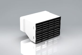 220x90 - Airbrick Adaptor BLACK Grille