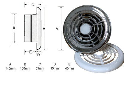Model: SW-DC (DC Voltage Marine/Motor Home Fan)