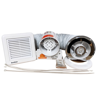 Model: SL100TWC (Inline Fan Light Kit)